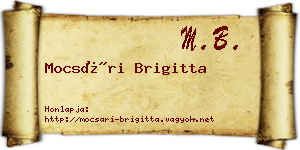 Mocsári Brigitta névjegykártya